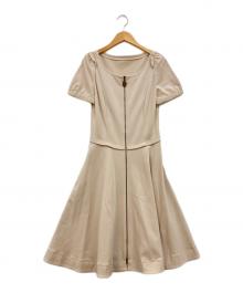 FOXEY NEWYORK（フォクシーニューヨーク）の古着「カットソーワンピース」｜ベージュ