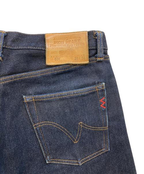 IRON HEART（アイアンハート）IRON HEART (アイアンハート) LOT.634 21ozレギュラーデニム ストレート ブルー サイズ:W31×L34の古着・服飾アイテム