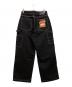 BEAMS (ビームス) UNIVERSAL OVERALL (ユニバーサルオーバーオール) 別注ダブルニー デニムパンツ ブラック サイズ:M：8000円
