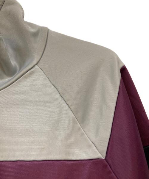 adidas（アディダス）adidas (アディダス) 80s USA製トラックジャケット グレー×パープル サイズ:Mの古着・服飾アイテム