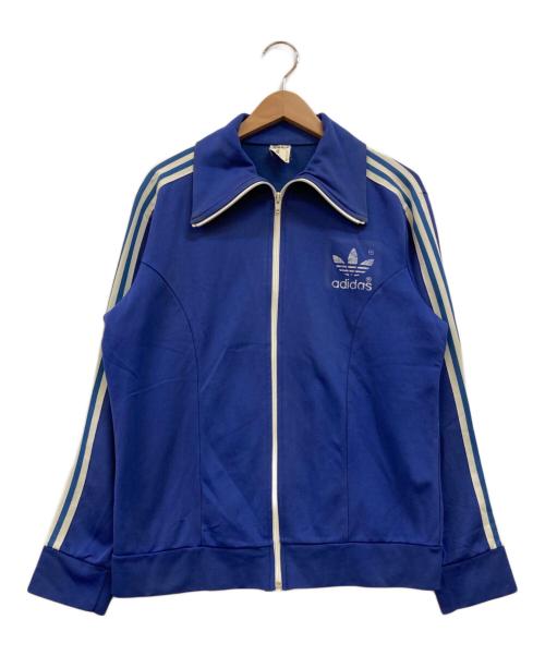 adidas（アディダス）adidas (アディダス) 80s 万国旗タグトラックジャケット ブルー サイズ:Mの古着・服飾アイテム