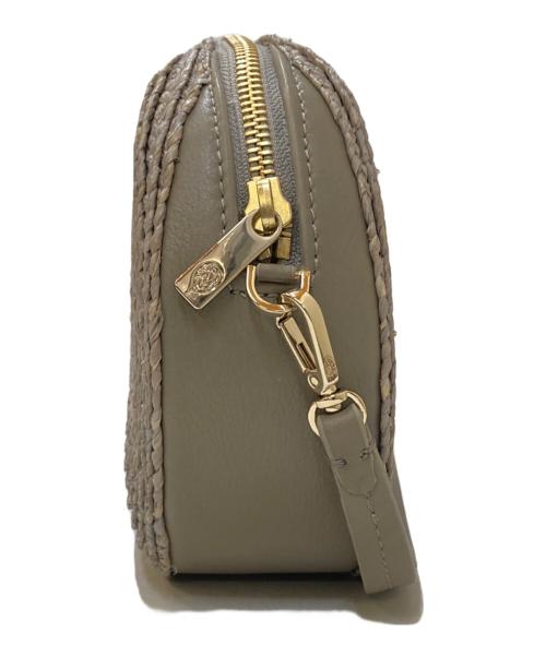 HELEN KAMINSKI（ヘレンカミンスキー）HELEN KAMINSKI (ヘレンカミンスキー) Maemi Pouchette ショルダーバッグ グレーの古着・服飾アイテム