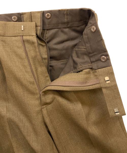 British Army（ブリティッシュアーミー）British Army (イギリス軍) BARRACK DRESS TROUSERS ブラウン サイズ:80/72/88の古着・服飾アイテム