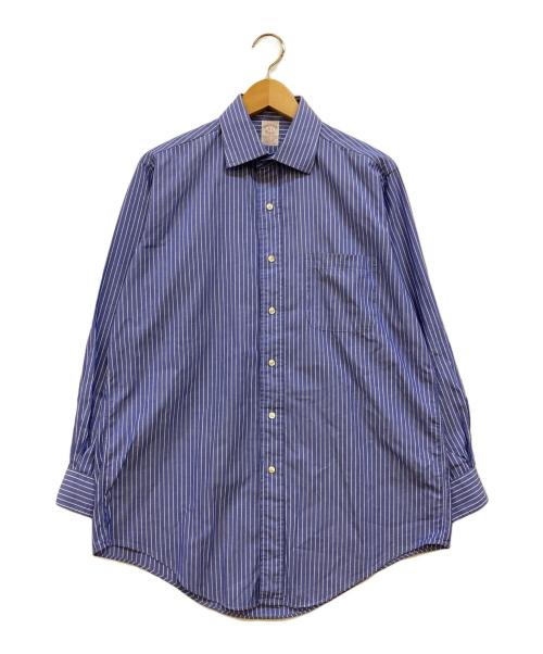 BROOKS BROTHERS（ブルックスブラザーズ）BROOKS BROTHERS (ブルックスブラザーズ) USA製 7ボタン ストライプシャツ ブルー サイズ:下記参照の古着・服飾アイテム
