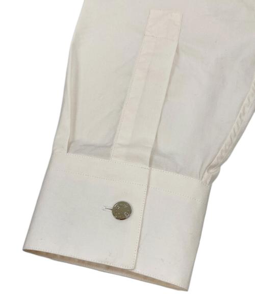HERMES（エルメス）HERMES (エルメス) ハイネックルーズフィットシャツ アイボリー サイズ:151/2 39の古着・服飾アイテム