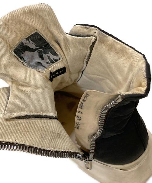 DRKSHDW（ダークシャドウ）DRKSHDW (ダークシャドウ) ABSTRACT SOLE HI CUT SNEAKERS ハイカットスニーカー ブラック サイズ:43の古着・服飾アイテム