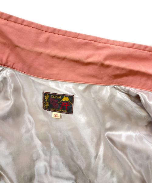 東洋エンタープライズ（トウヨウエンタープライズ）東洋エンタープライズ (トウヨウエンタープライズ) TT14076 VIETNAM JACKET “VIET-NAM MAP” ピンク サイズ:XLの古着・服飾アイテム