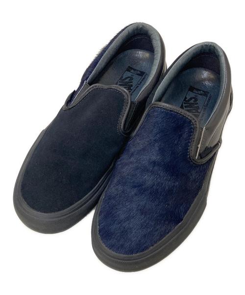 VANS（ヴァンズ）VANS (バンズ) Engineered Garments (エンジニアードガーメンツ) VAULT SLIP ON スリッポン ネイビー サイズ:28㎝の古着・服飾アイテム