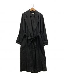 OZMA（オズマ）の古着「リネンコート」｜ブラック