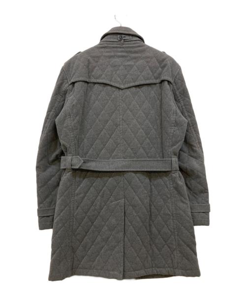 BURBERRY BLACK LABEL（バーバリーブラックレーベル）BURBERRY BLACK LABEL (バーバリーブラックレーベル) ライナーノヴァチェックキルティングコート グレー サイズ:Lの古着・服飾アイテム