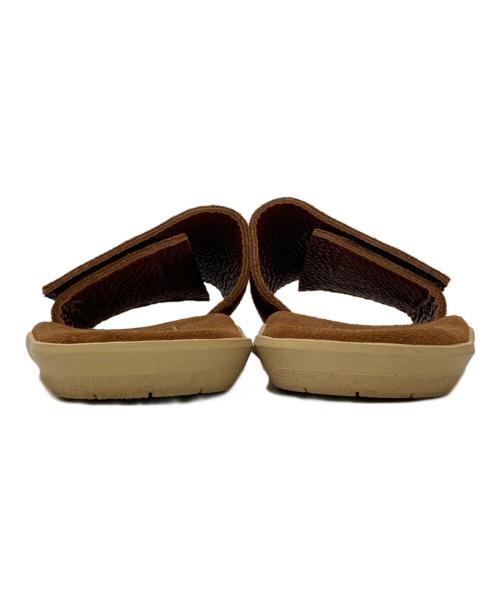 ISLAND SLIPPER（アイランドスリッパ）ISLAND SLIPPER (アイランドスリッパ) レザーサンダル ブラウン サイズ:6の古着・服飾アイテム