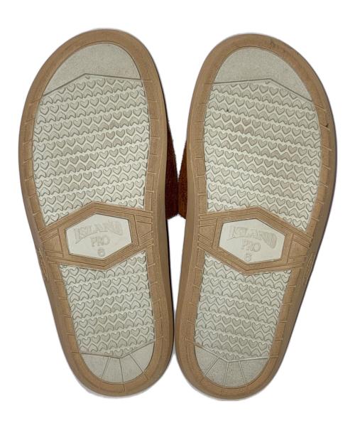 ISLAND SLIPPER（アイランドスリッパ）ISLAND SLIPPER (アイランドスリッパ) レザーサンダル ブラウン サイズ:6の古着・服飾アイテム