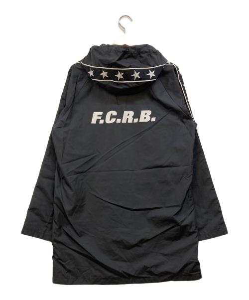 F.C.R.B.（エフシーレアルブリストル）F.C.R.B. (エフシーレアルブリストル) STAR LINE HOOD LONG COACH JACKET ブラック サイズ:Mの古着・服飾アイテム