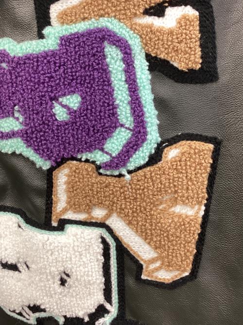 FAIR FOCUS（フェアフォーカス）FAIR FOCUS (フェアフォーカス) スタジャン グレー×グリーン サイズ:XLの古着・服飾アイテム