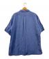 POLO RALPH LAUREN (ポロ・ラルフローレン) CALDWELL 裾ポニー シルクリネン オープンカラーシャツ ブルー サイズ:XL：8000円