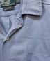 中古・古着 POLO RALPH LAUREN (ポロ・ラルフローレン) CALDWELL 裾ポニー シルクリネン オープンカラーシャツ ブルー サイズ:XL：8000円