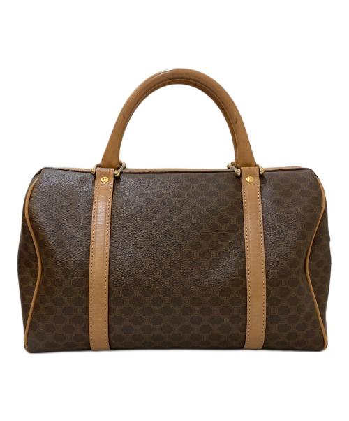 CELINE（セリーヌ）CELINE (セリーヌ) マカダム ボストンバッグ ブラウンの古着・服飾アイテム