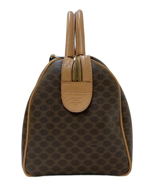 CELINE（セリーヌ）CELINE (セリーヌ) マカダム ボストンバッグ ブラウンの古着・服飾アイテム
