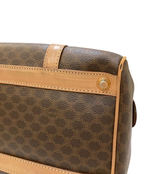 CELINE（セリーヌ）CELINE (セリーヌ) マカダム ボストンバッグ ブラウンの古着・服飾アイテム