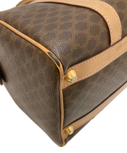 CELINE（セリーヌ）CELINE (セリーヌ) マカダム ボストンバッグ ブラウンの古着・服飾アイテム