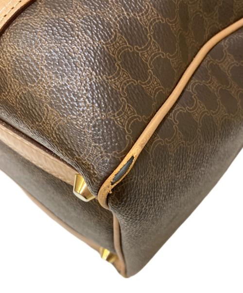 CELINE（セリーヌ）CELINE (セリーヌ) マカダム ボストンバッグ ブラウンの古着・服飾アイテム