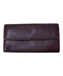LOUIS VUITTON（ルイ ヴィトン）の古着「エピ ポルトフォイユ サラ パープル 長財布」｜パープル