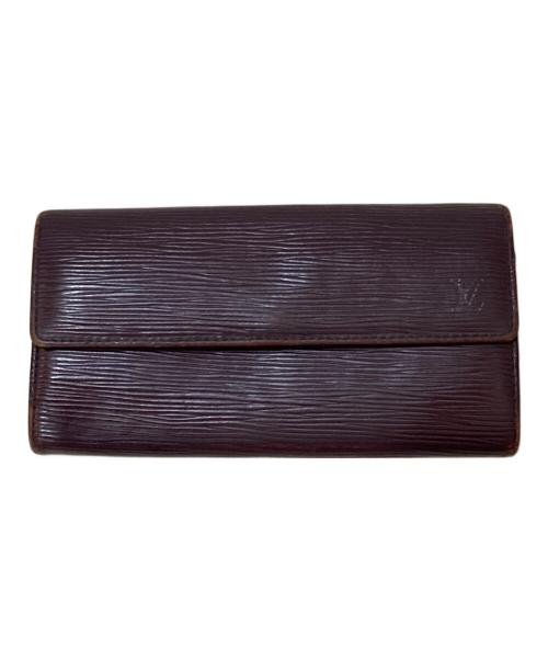 LOUIS VUITTON（ルイ ヴィトン）LOUIS VUITTON (ルイ ヴィトン) エピ ポルトフォイユ サラ パープル 長財布 パープルの古着・服飾アイテム