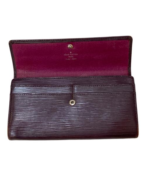 LOUIS VUITTON（ルイ ヴィトン）LOUIS VUITTON (ルイ ヴィトン) エピ ポルトフォイユ サラ パープル 長財布 パープルの古着・服飾アイテム