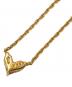 STAR JEWELRY (スタージュエリー) ミステリアスハート K18YG 0.15ct ダイヤモンド ネックレス ゴールド：40000円
