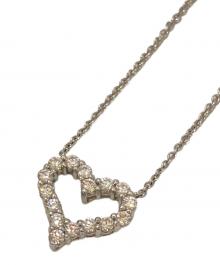 TIFFANY & Co.（ティファニー）の古着「センチメンタルハート ミニ ダイヤ ネックレス」｜シルバー