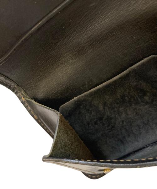 WILDSWANS（ワイルドスワンズ）WILDSWANS (ワイルドスワンズ) コードバン レザースナップ コインケース ブラックの古着・服飾アイテム