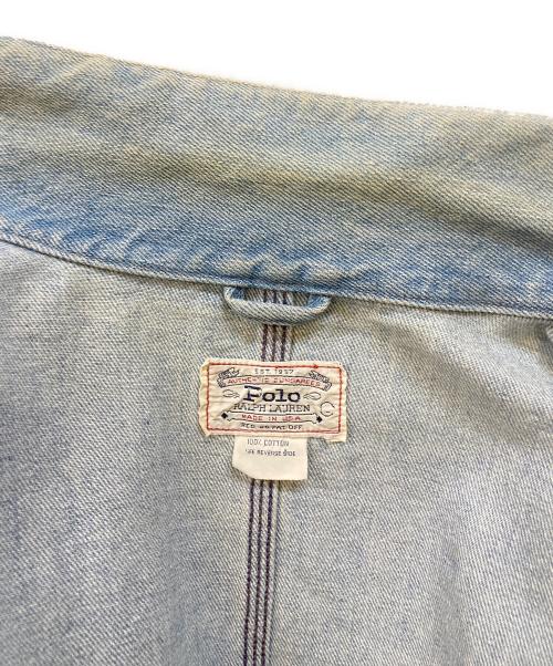 POLO RALPH LAUREN（ポロ・ラルフローレン）POLO RALPH LAUREN (ポロ・ラルフローレン) 80年代 デニムジャケット インディゴ サイズ:Lの古着・服飾アイテム