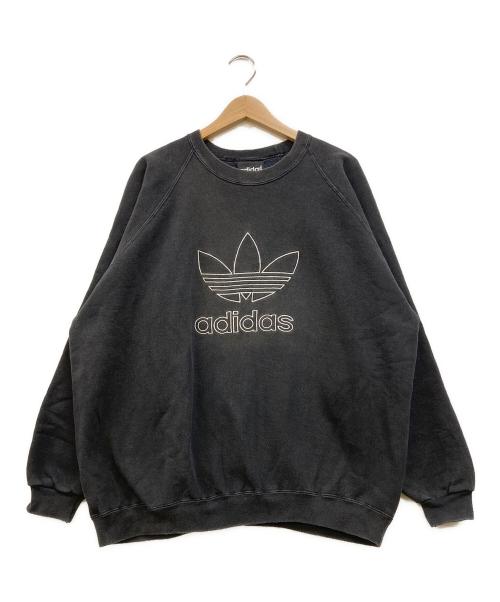 adidas（アディダス）adidas (アディダス) 90年代 刺繍スウェット グレー サイズ:Lの古着・服飾アイテム