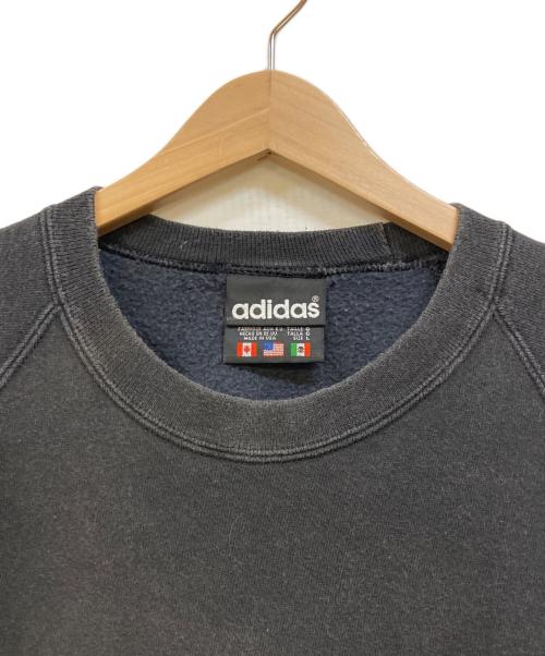 adidas（アディダス）adidas (アディダス) 90年代 刺繍スウェット グレー サイズ:Lの古着・服飾アイテム