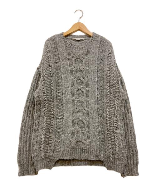 STELLA McCARTNEY（ステラマッカートニー）STELLA McCARTNEY (ステラマッカートニー) ケーブルニット グレー サイズ:40の古着・服飾アイテム