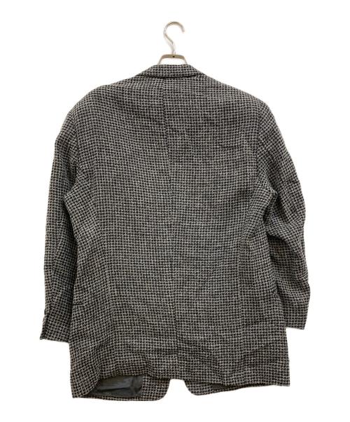 GIORGIO ARMANI（ジョルジョアルマーニ）GIORGIO ARMANI (ジョルジョアルマーニ) ハウンドトゥーステーラードジャケット グレー サイズ:52の古着・服飾アイテム