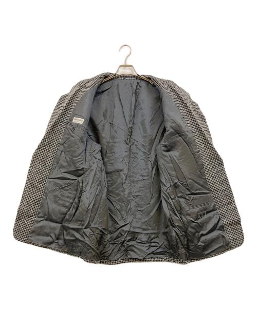 GIORGIO ARMANI（ジョルジョアルマーニ）GIORGIO ARMANI (ジョルジョアルマーニ) ハウンドトゥーステーラードジャケット グレー サイズ:52の古着・服飾アイテム