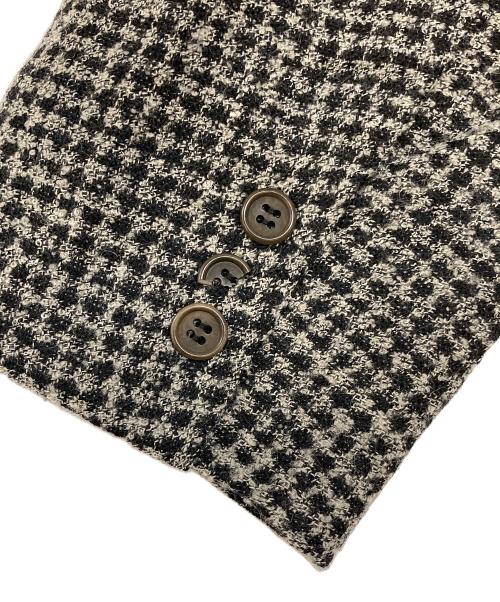 GIORGIO ARMANI（ジョルジョアルマーニ）GIORGIO ARMANI (ジョルジョアルマーニ) ハウンドトゥーステーラードジャケット グレー サイズ:52の古着・服飾アイテム