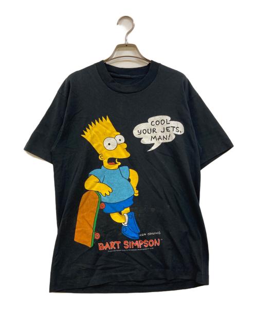 VINTAGE（ヴィンテージ）VINTAGE (ヴィンテージ) 90's bart simpson アニメTシャツ ブラック サイズ:下記参照の古着・服飾アイテム