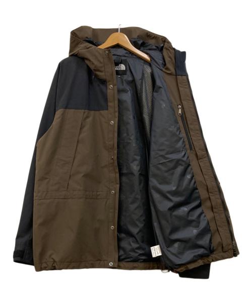 THE NORTH FACE（ザ ノース フェイス）THE NORTH FACE (ザ ノース フェイス) Mountain Light Jacket マウンテンライトジャケット ブラウン×ブラック サイズ:XXLの古着・服飾アイテム