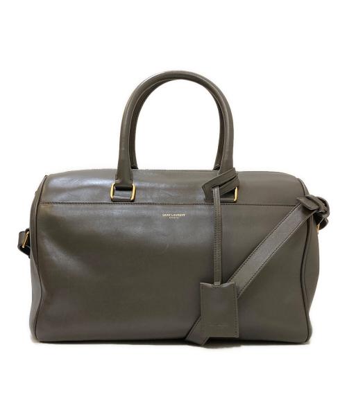 Saint Laurent Paris（サンローランパリ）Saint Laurent Paris (サンローランパリ) クラシック ダッフル 6 2WAYバッグ グレーの古着・服飾アイテム