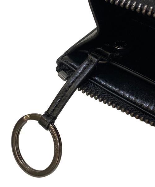 COACH（コーチ）COACH (コーチ) L ジップ キー ケース シグネチャー キャンバス ブラック×グレーの古着・服飾アイテム