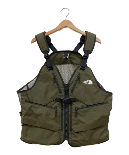 THE NORTH FACE（ザ ノース フェイス）THE NORTH FACE (ザ ノース フェイス) ギアメッシュベスト オリーブ サイズ:Lの古着・服飾アイテム