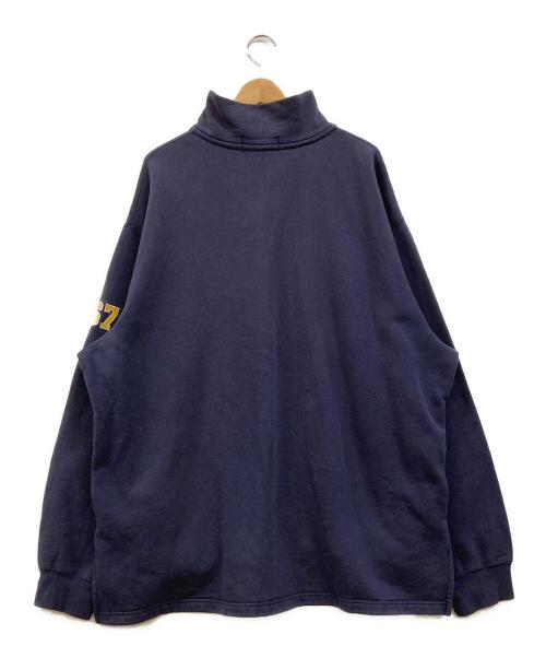 POLO SPORT（ポロスポーツ）POLO SPORT (ポロスポーツ) フロントロゴハーフジップスウェット ネイビー サイズ:XXLの古着・服飾アイテム