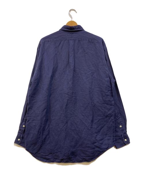 POLO RALPH LAUREN（ポロ・ラルフローレン）POLO RALPH LAUREN (ポロ・ラルフローレン) BLAKE シルクリネンシャツ ネイビー サイズ:Mの古着・服飾アイテム