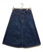 orSlowオアスロウ）の古着「デニムスカート」｜ブルー