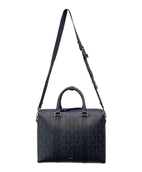 Dior（ディオール）Dior (ディオール) ランゴCDダイヤモンド 2WAYビジネスバッグ ブラック×ネイビーの古着・服飾アイテム