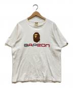 BAPE BY A BATHING APEベイプバイアベイシングエイプ）の古着「Tシャツ」｜ホワイト
