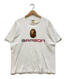 BAPE BY A BATHING APE（ベイプバイアベイシングエイプ）の古着「Tシャツ」｜ホワイト