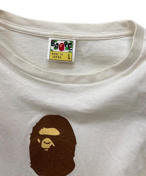 BAPE BY A BATHING APE（ベイプバイアベイシングエイプ）BAPE BY A BATHING APE (ベイプバイアベイシングエイプ) Tシャツ ホワイト サイズ:Lの古着・服飾アイテム